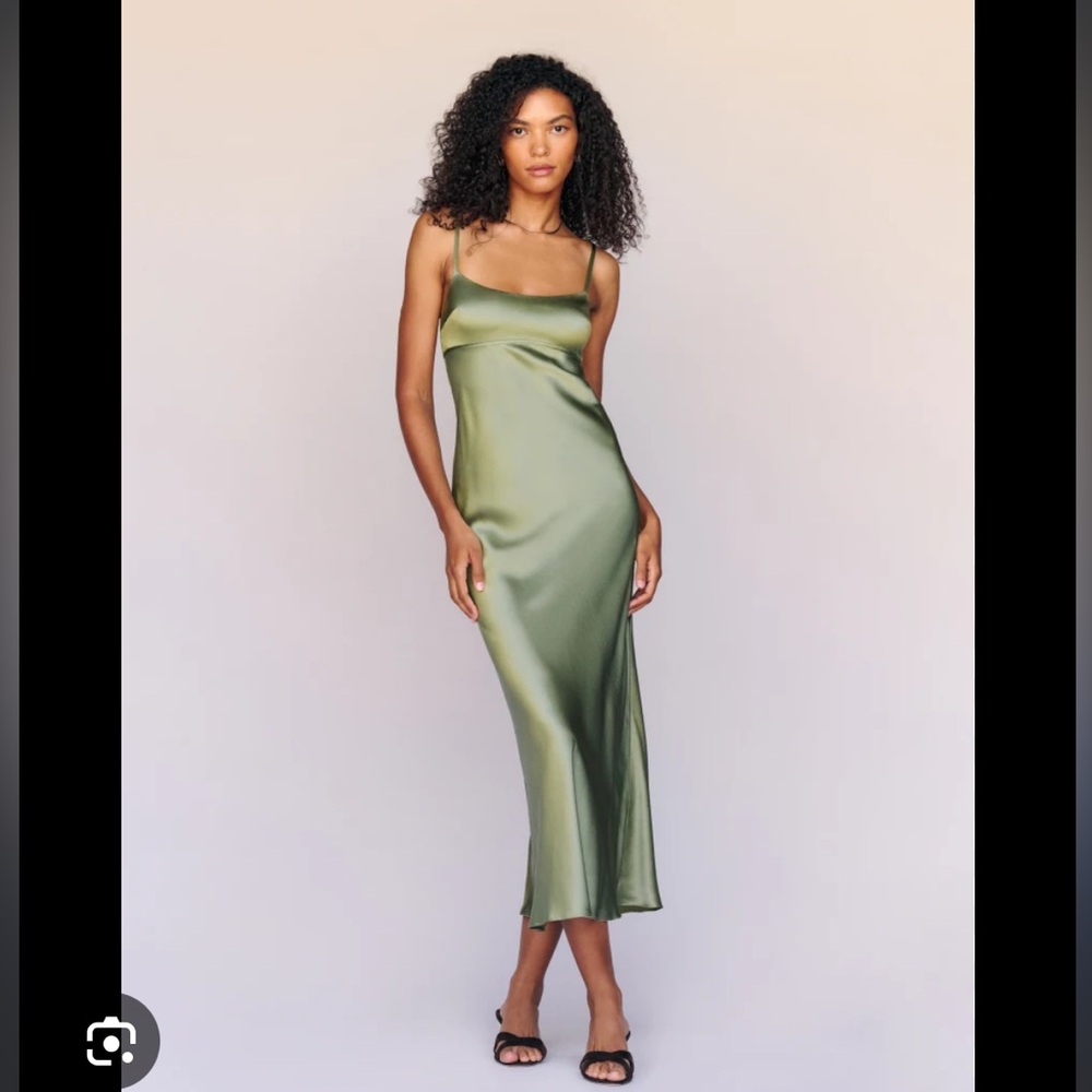 Reformation Kailyn Silk Dress